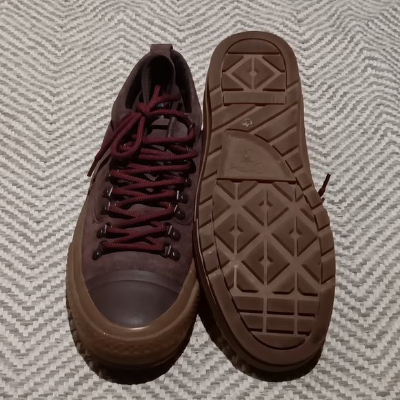 CONVERSE CTAS Descent Ox Burnt Umber 153686C Suede Leather Sneakers Mens SZ 11.5 - Picture 5 of 5